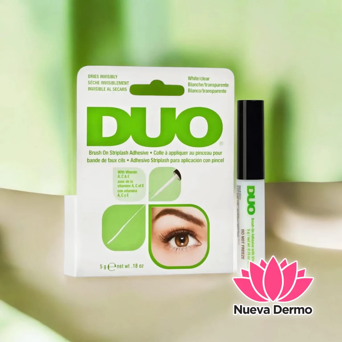 12U Pegamento para Pestañas Duo Trasparente 68124