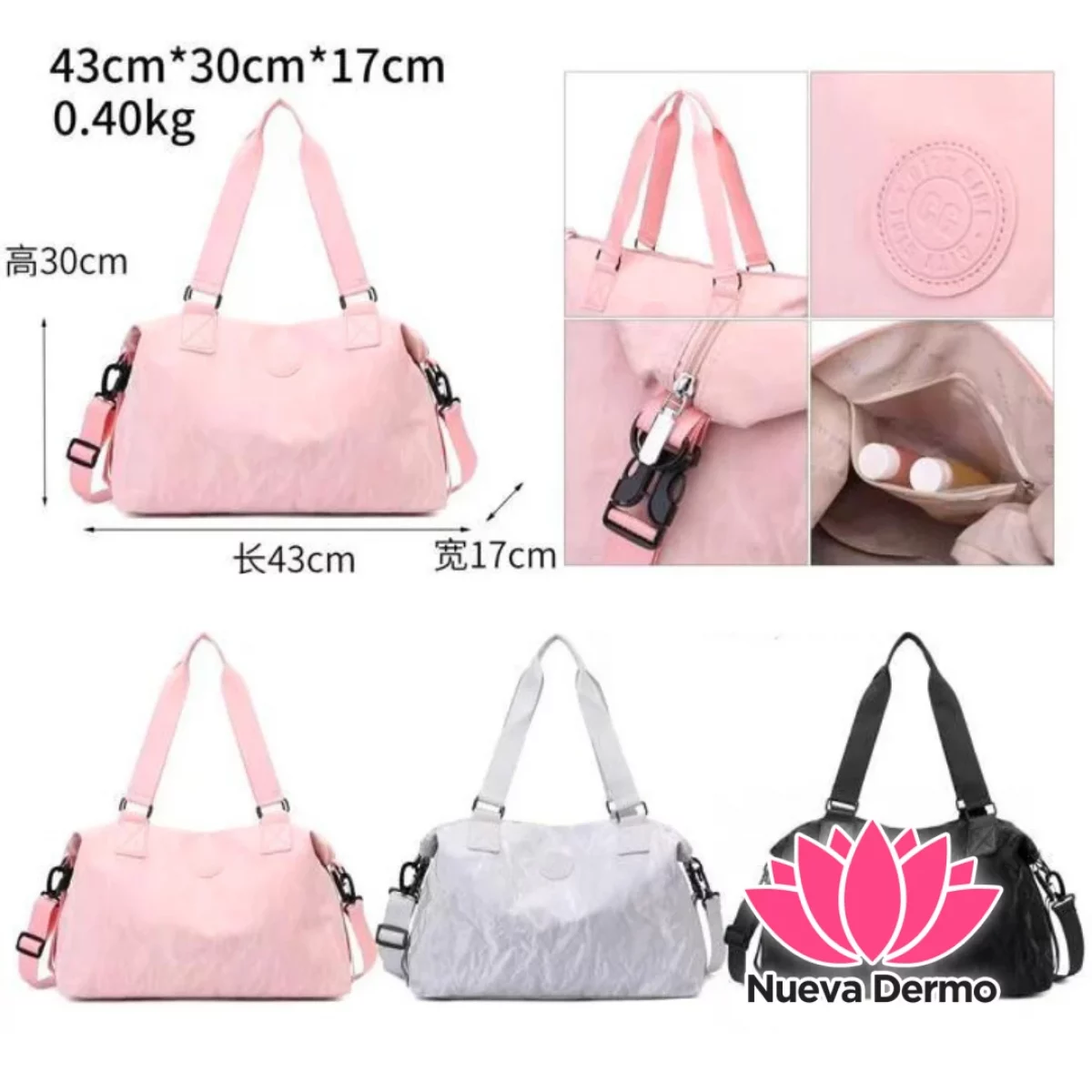 2 x 1 – BOLSO GAMUZA SATINADO CUADRADO – CITY GIRL