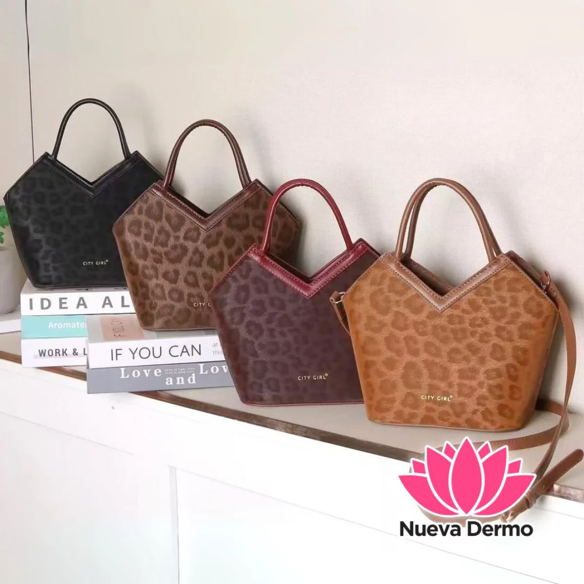 2 x 1 – CARTERA DE MANO ANIMAL PRINT – CITY GIRL
