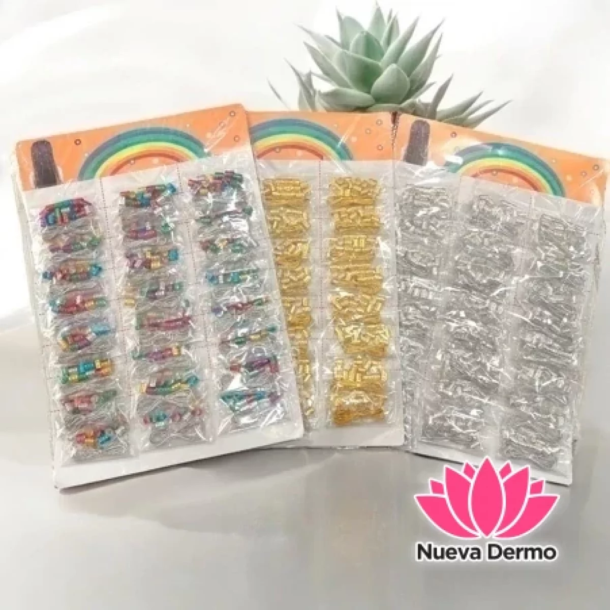 3 colores DECORACIONES PARA TRENZAS
