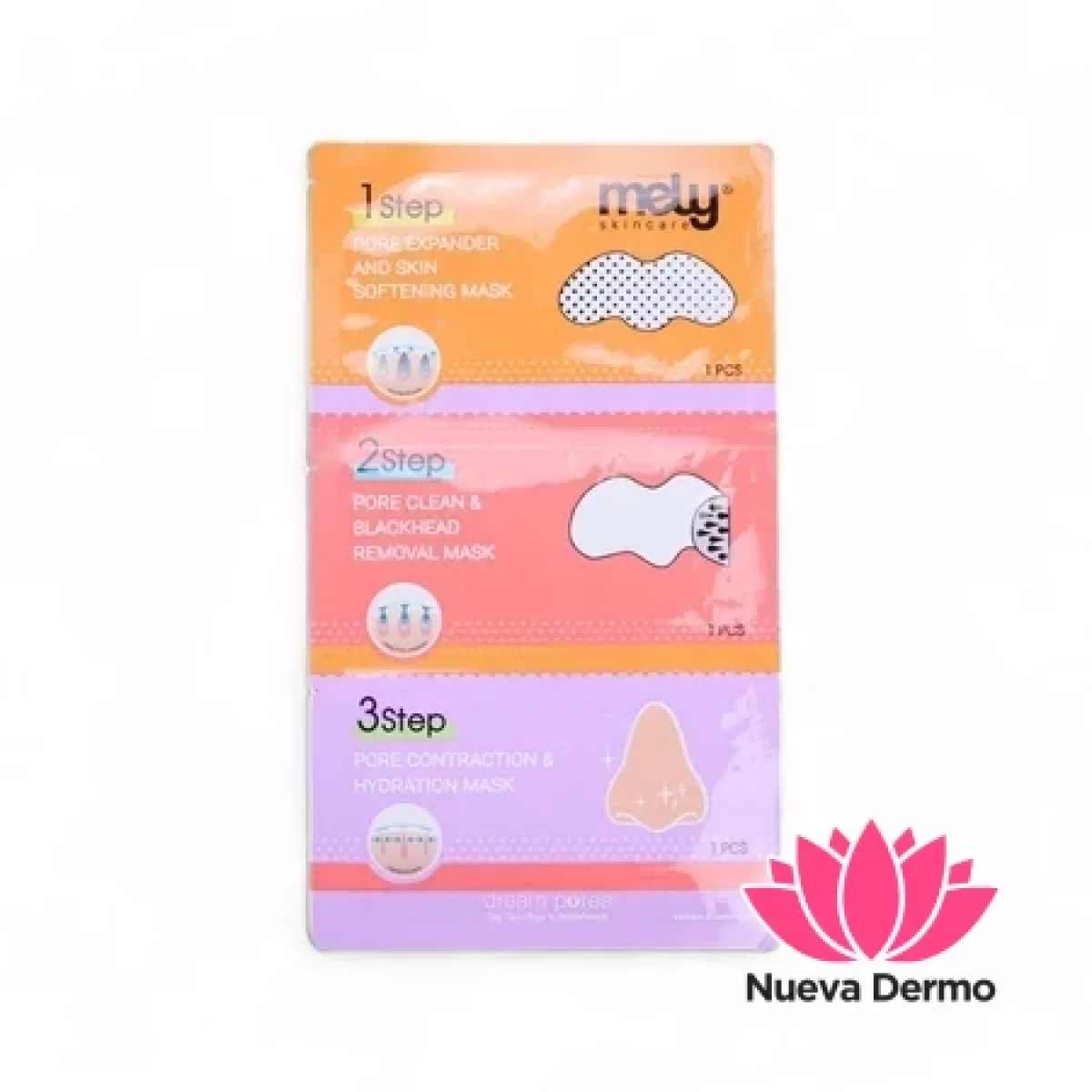 3 Step Blackheads Removal 3PCS Mely MY889026/90269