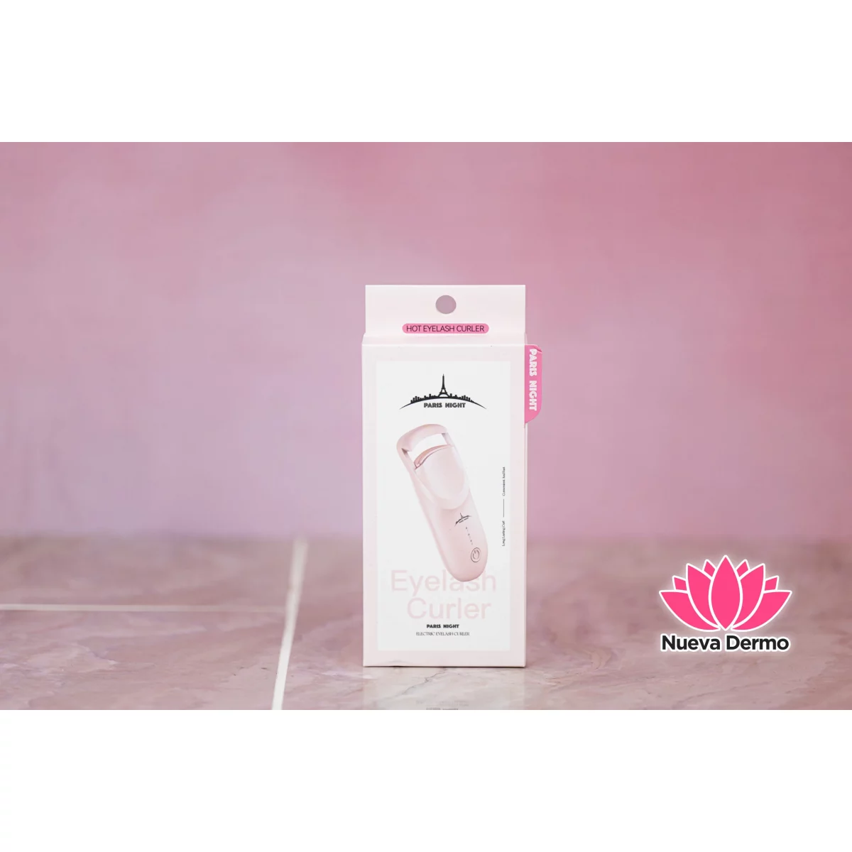 39001 RIZADOR DE PESTANA ELECTRICO USB BLANCO /ROSA