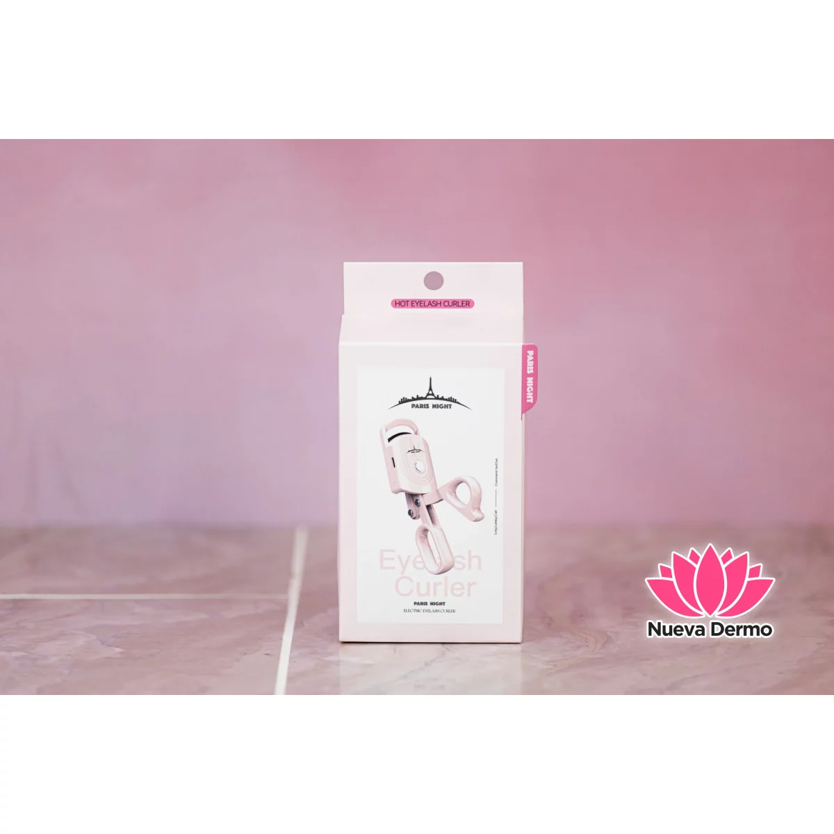 39002 RIZADOR DE PESTANA ELECTRICO USB BLANCO /ROSA