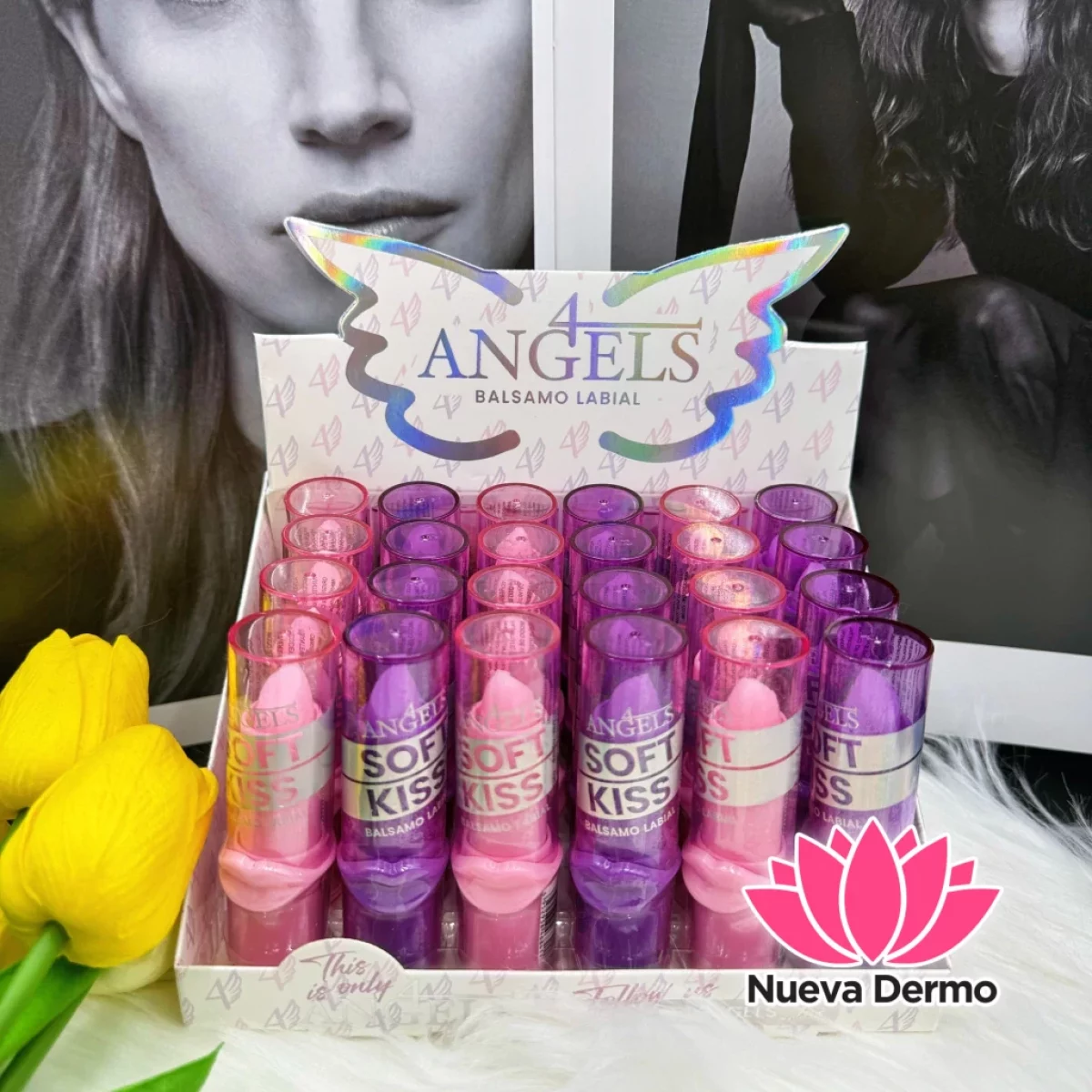 4 Angels balsamo labial SOFT KISS AR1029
