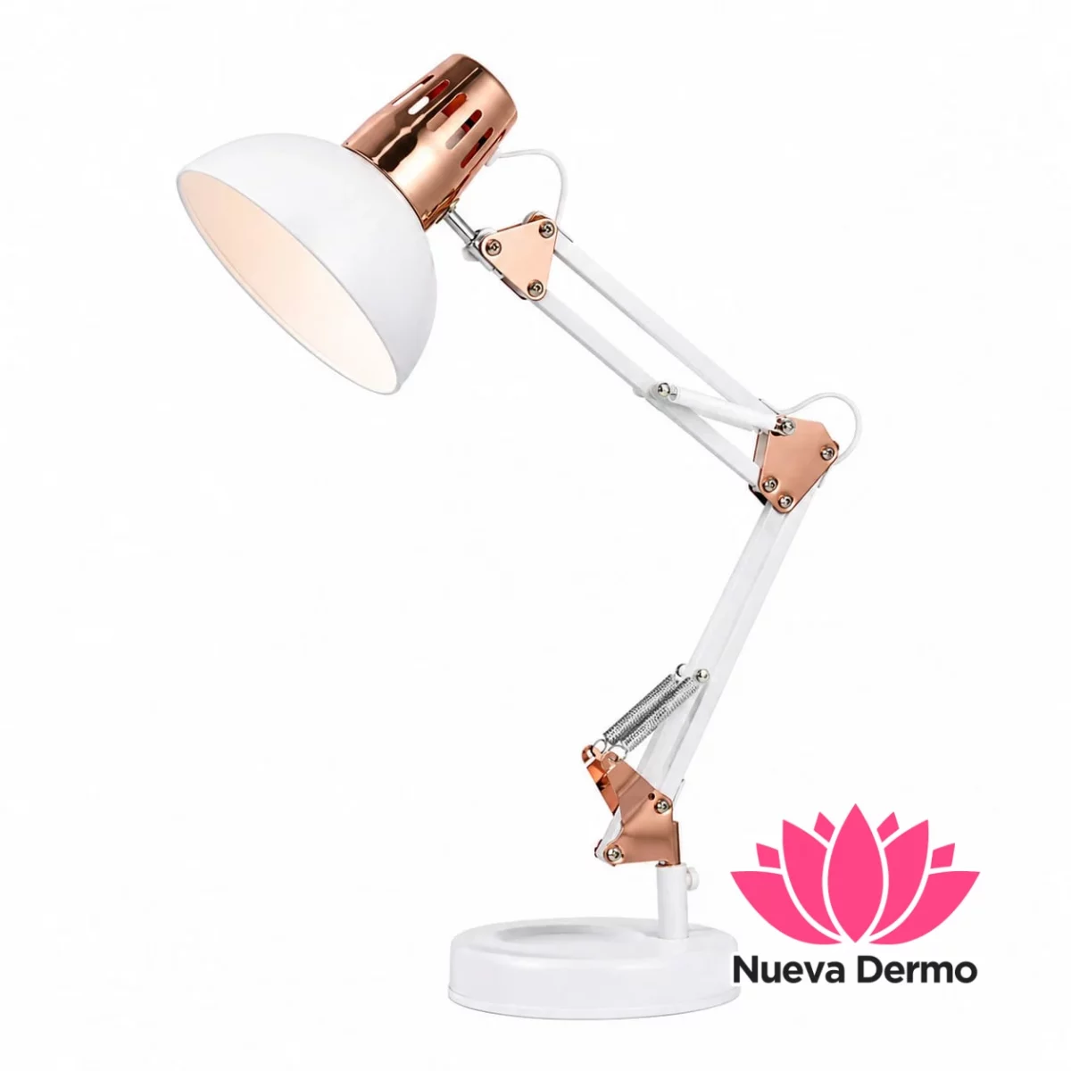 50527 LAMPARA ESCRITORIO ARTICULADA SIN FOCO BLANCA