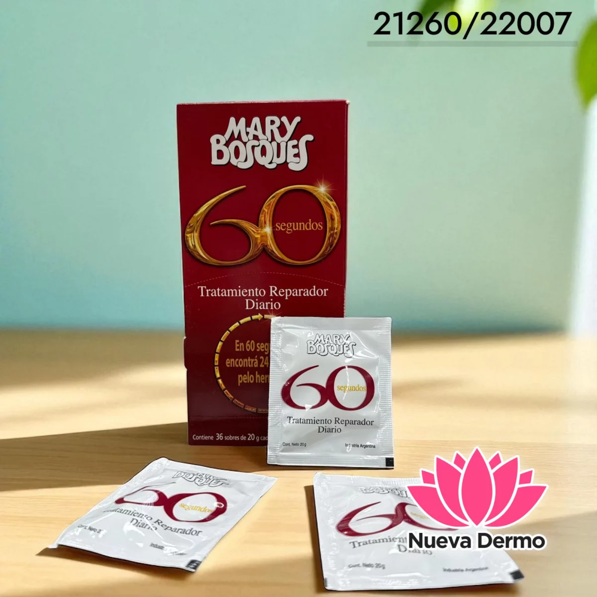 60 Segundos – Sobre 20 g MARY BOSQUES 21260/22007