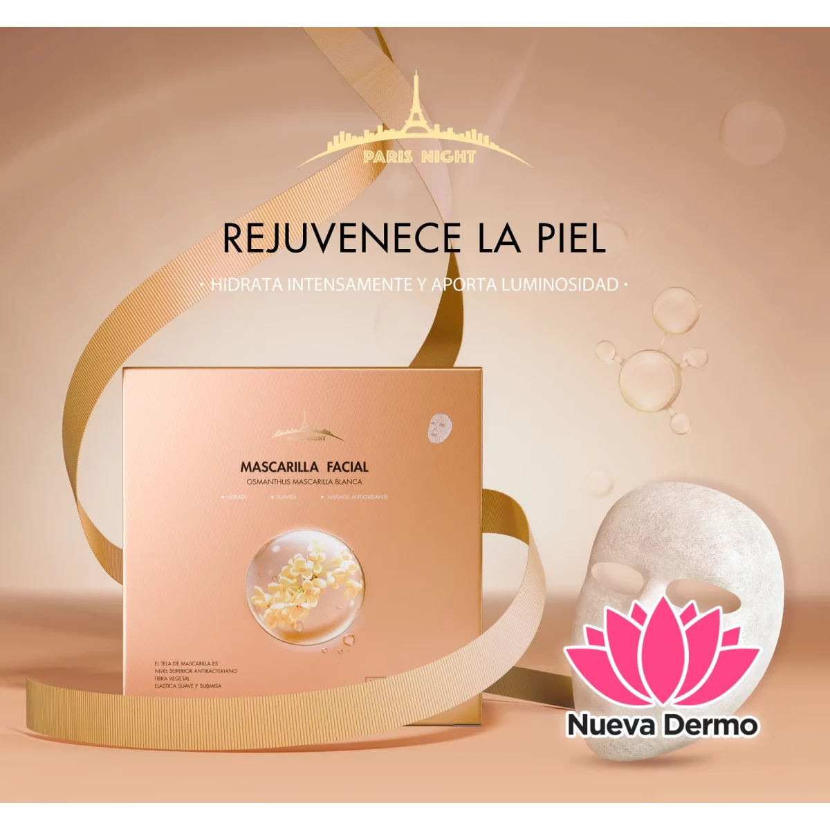 61102-MASCARILLA FACIAL FIBRA VEGERAL OSMANTHUS