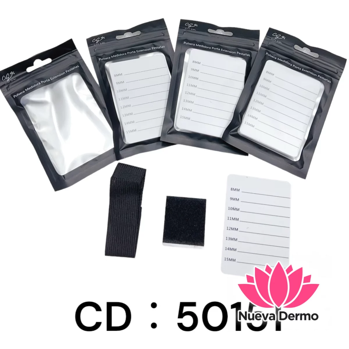 6U Medidor de Pestana City Girl 50151