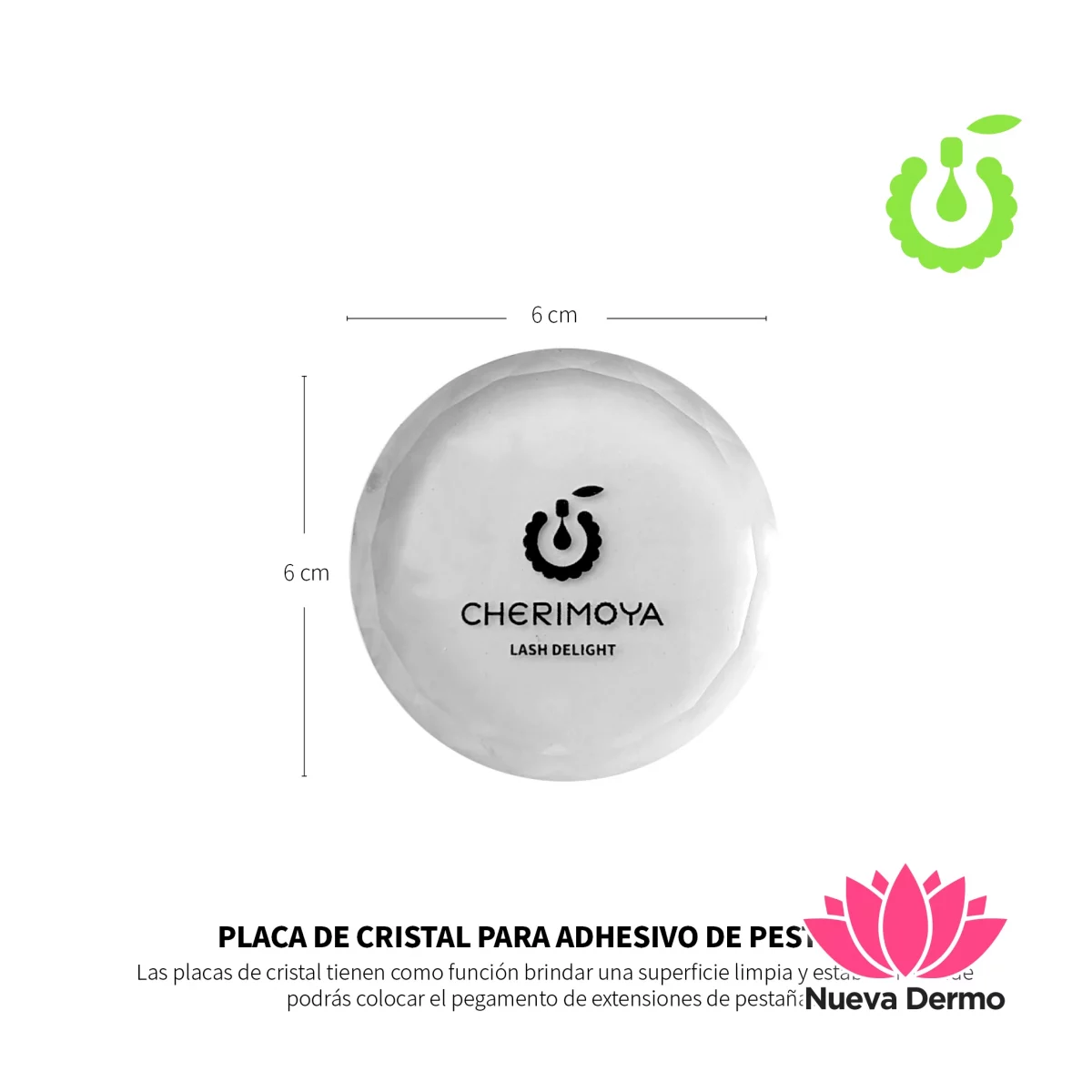 6U Placa de Vidrio para Pegamento 55*8MM BH004015
