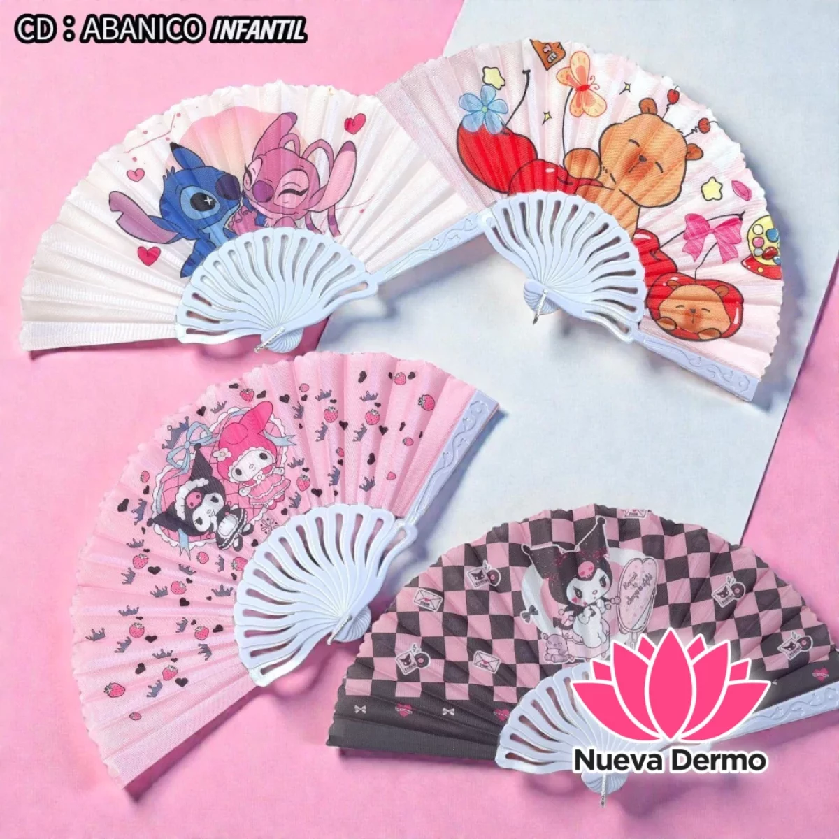 ABANICOS NANO TELA CD: ABANICO INFANTIL