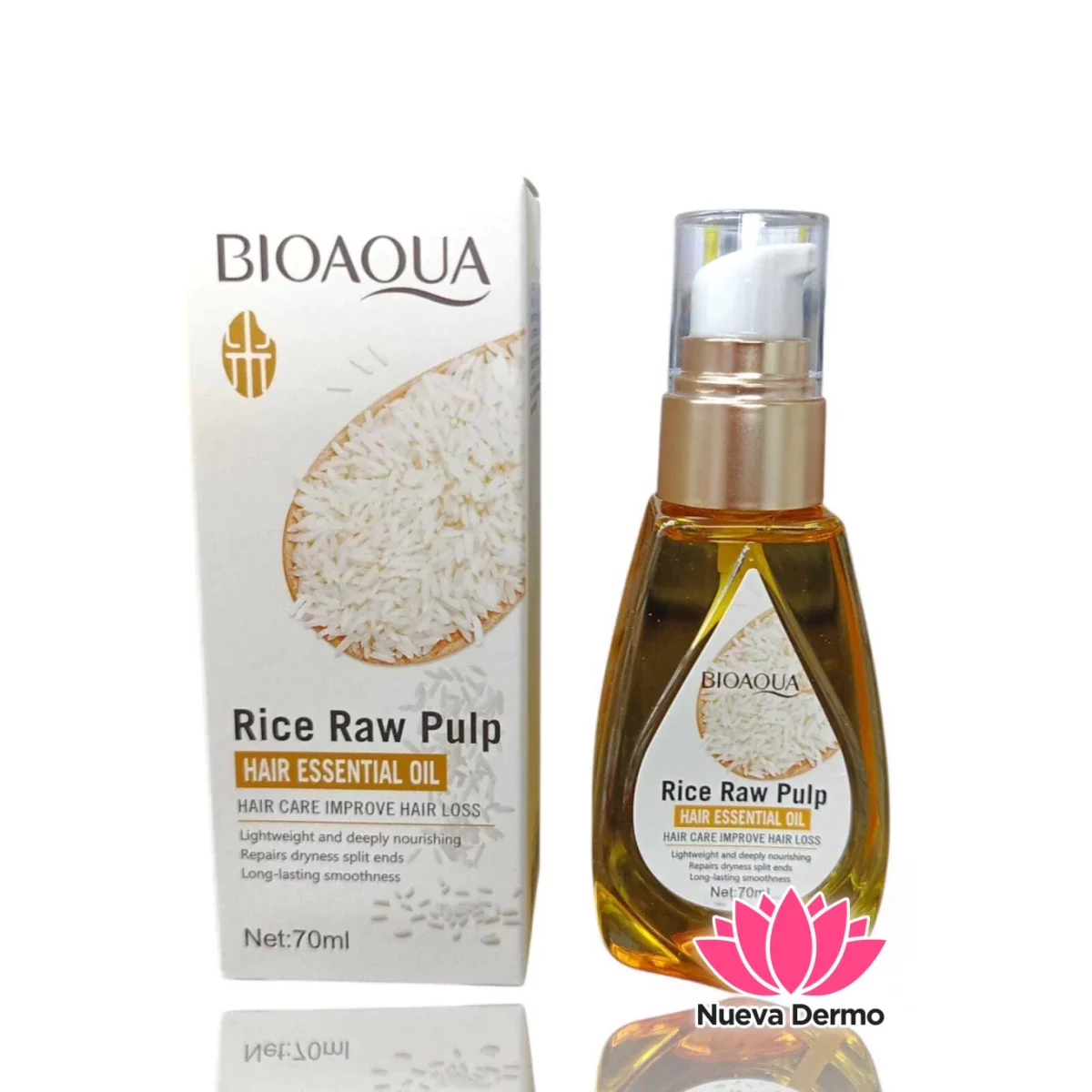 ACEITE DE ARROZ PARA CABELLO