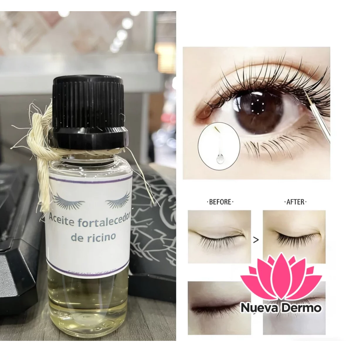 Aceite de Ricino 100% Puro y Organico 30ML