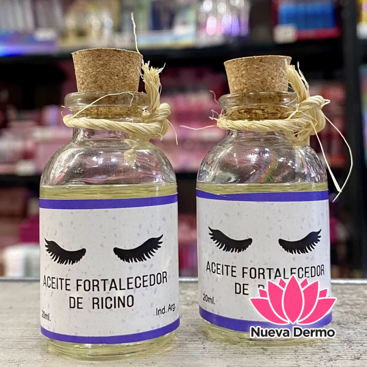 Aceite Ricino para Crecimiento de Pestañas 20ML