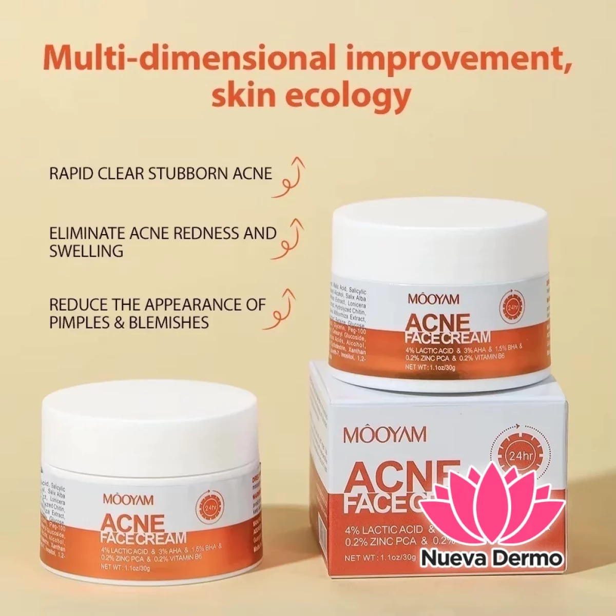 Acne Face Cream, Salicylic Acid Cystic Acne
