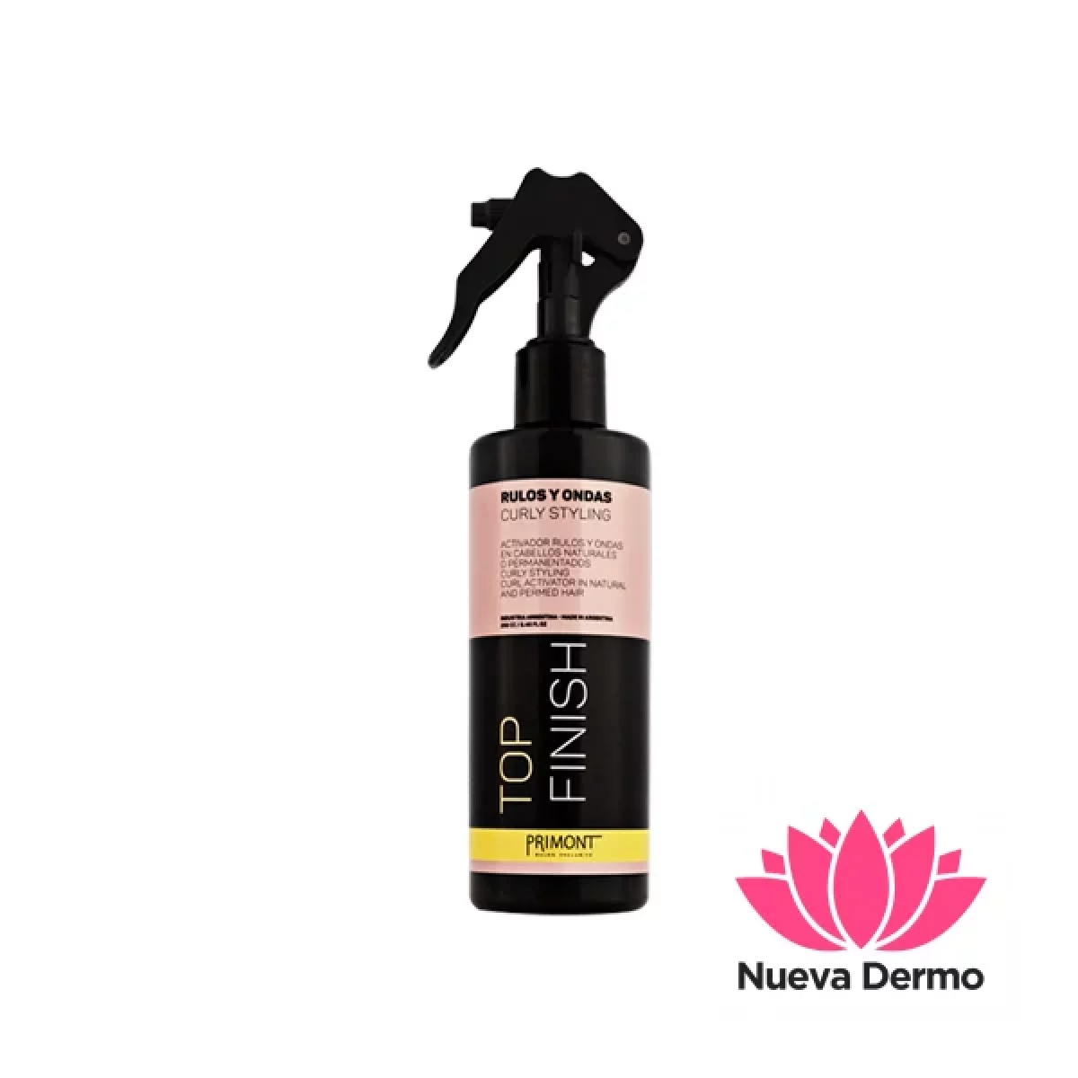 ACTIVADOR CABELLOS CON RULOS Y ONDAS TOP FINISH 250 cc