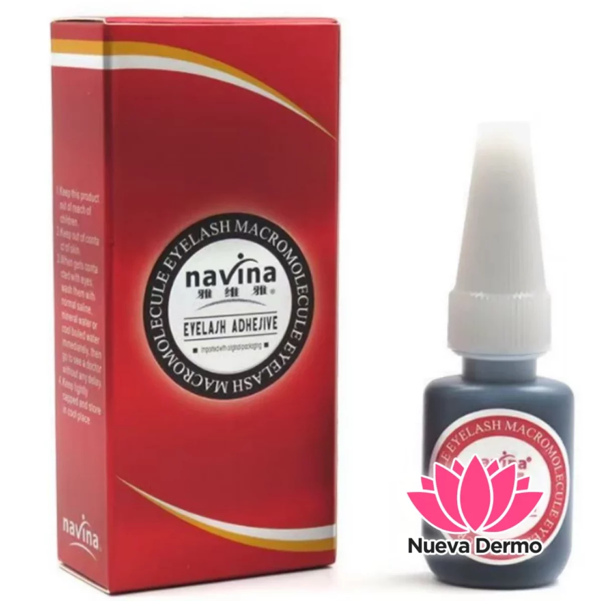 Adhesivo Navina Eyelash Glue Extensiones de Pestañas