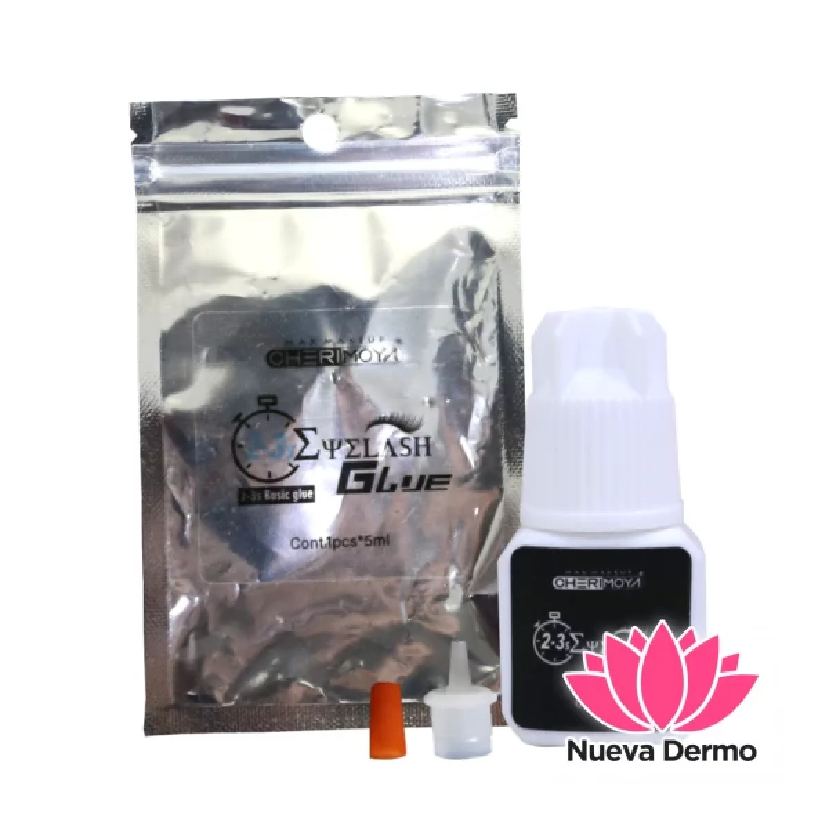 Adhesivo para extensión de pestaña de práctica 5ml 2-3s Cherimoya CHP007