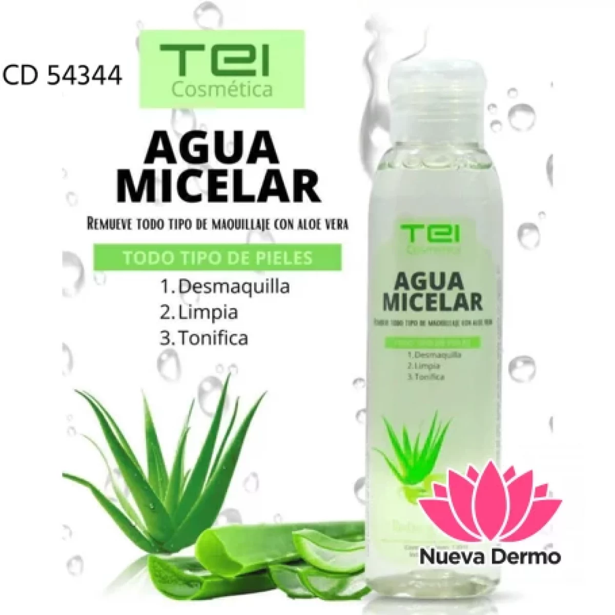 AGUA MICELAR 130ML TEI