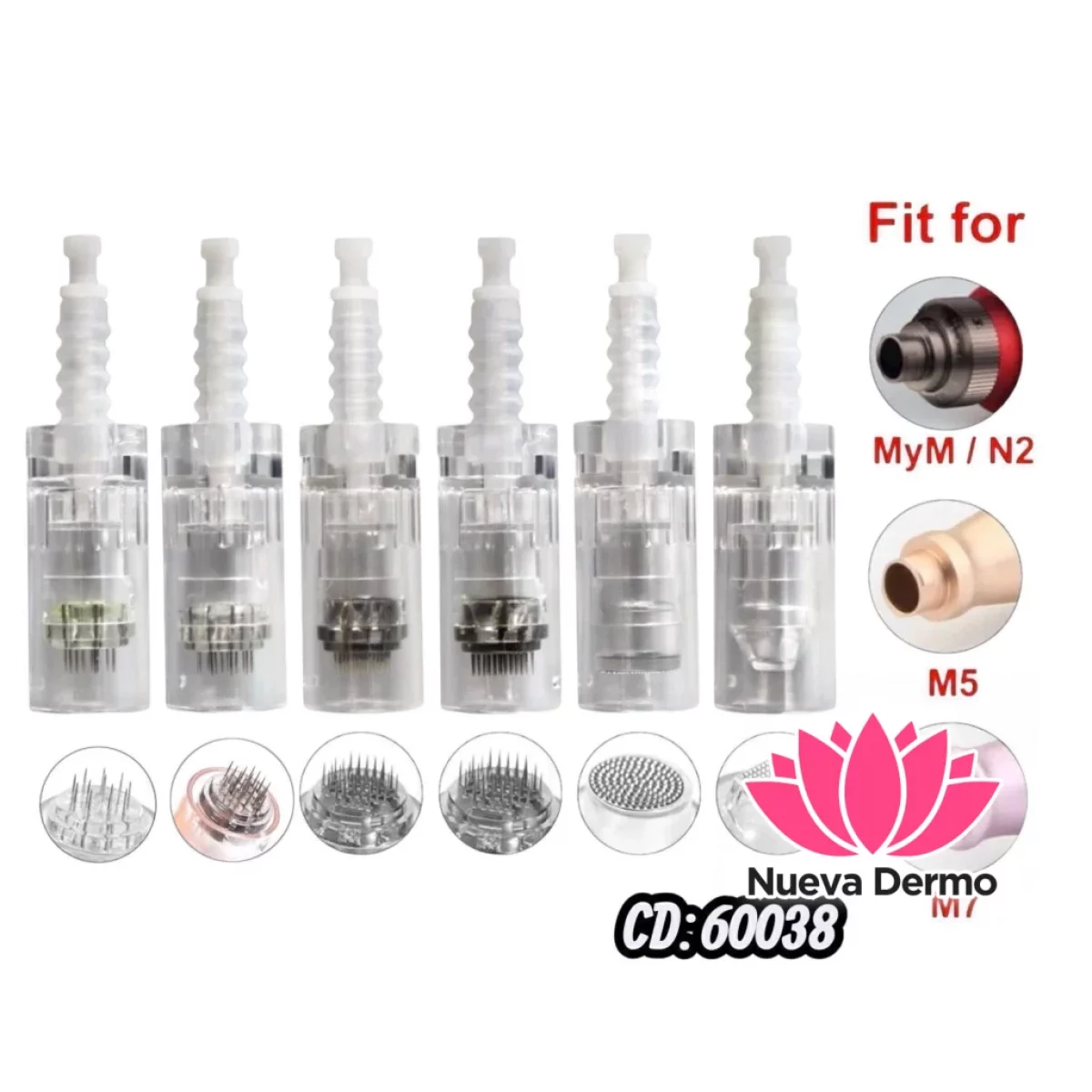 AGUJAS CARTUCHOS DERMAPEN CD: 60038