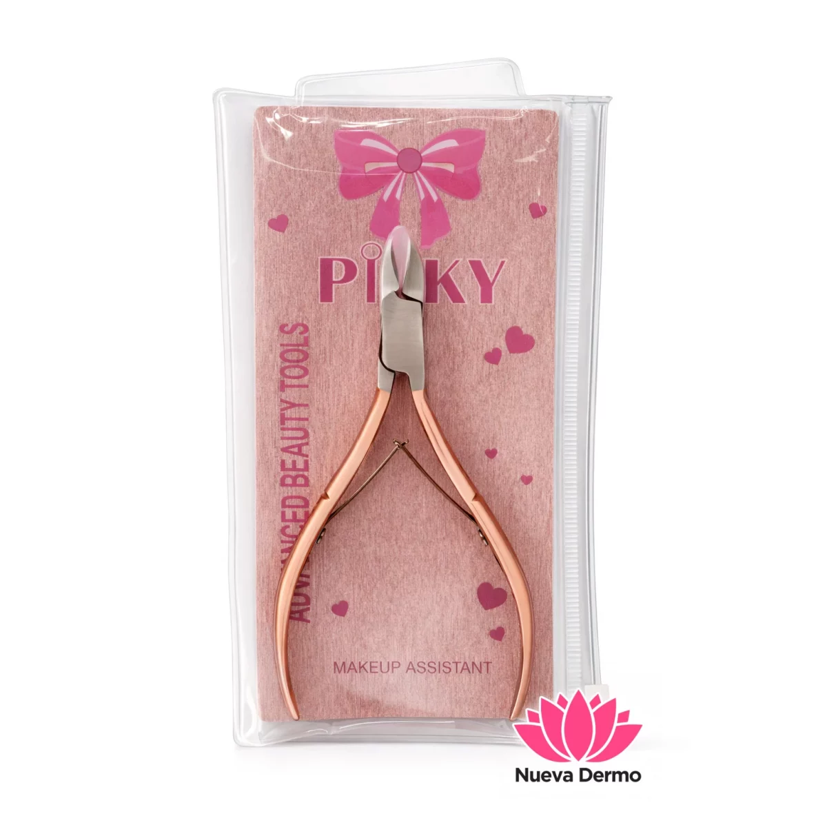 Alicate corta cutícula bronce PINKY PKY...
