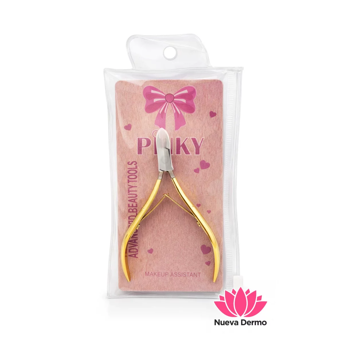 Alicate Corta Cutícula Gold Pinky Pky B0...