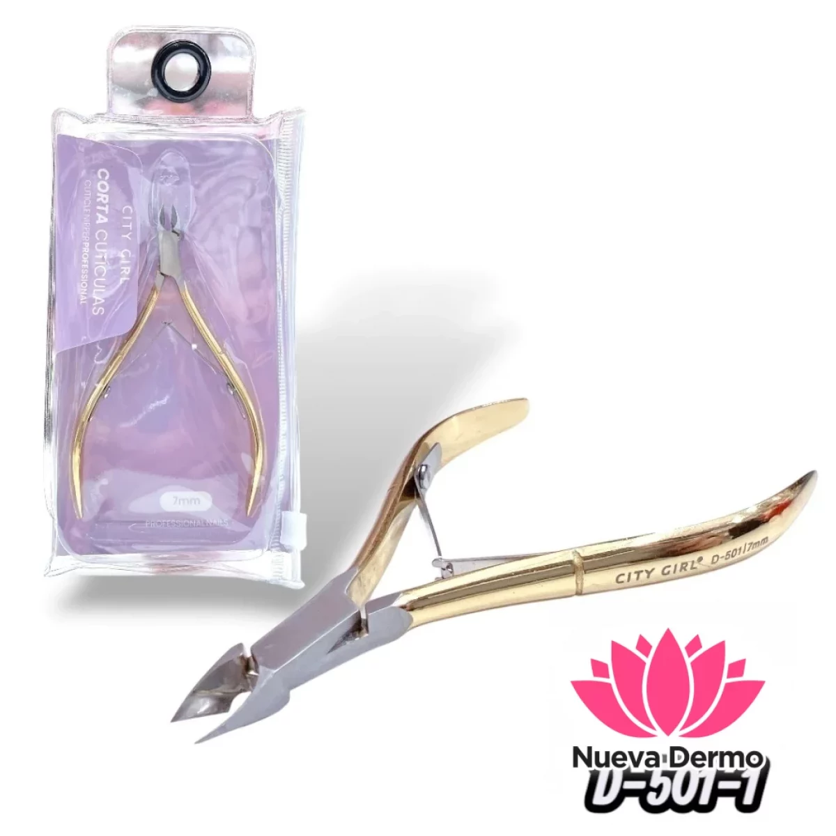 ALICATE CORTA CUTICULAS DORADO CITY GRIL CD： D-501-1