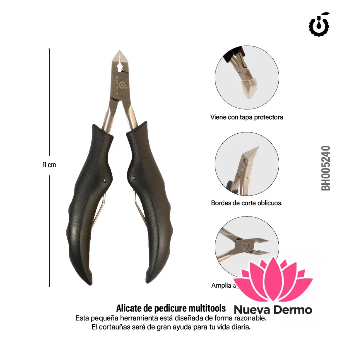 Alicate corta cuticulas multiuso Cherimoya #BH005240