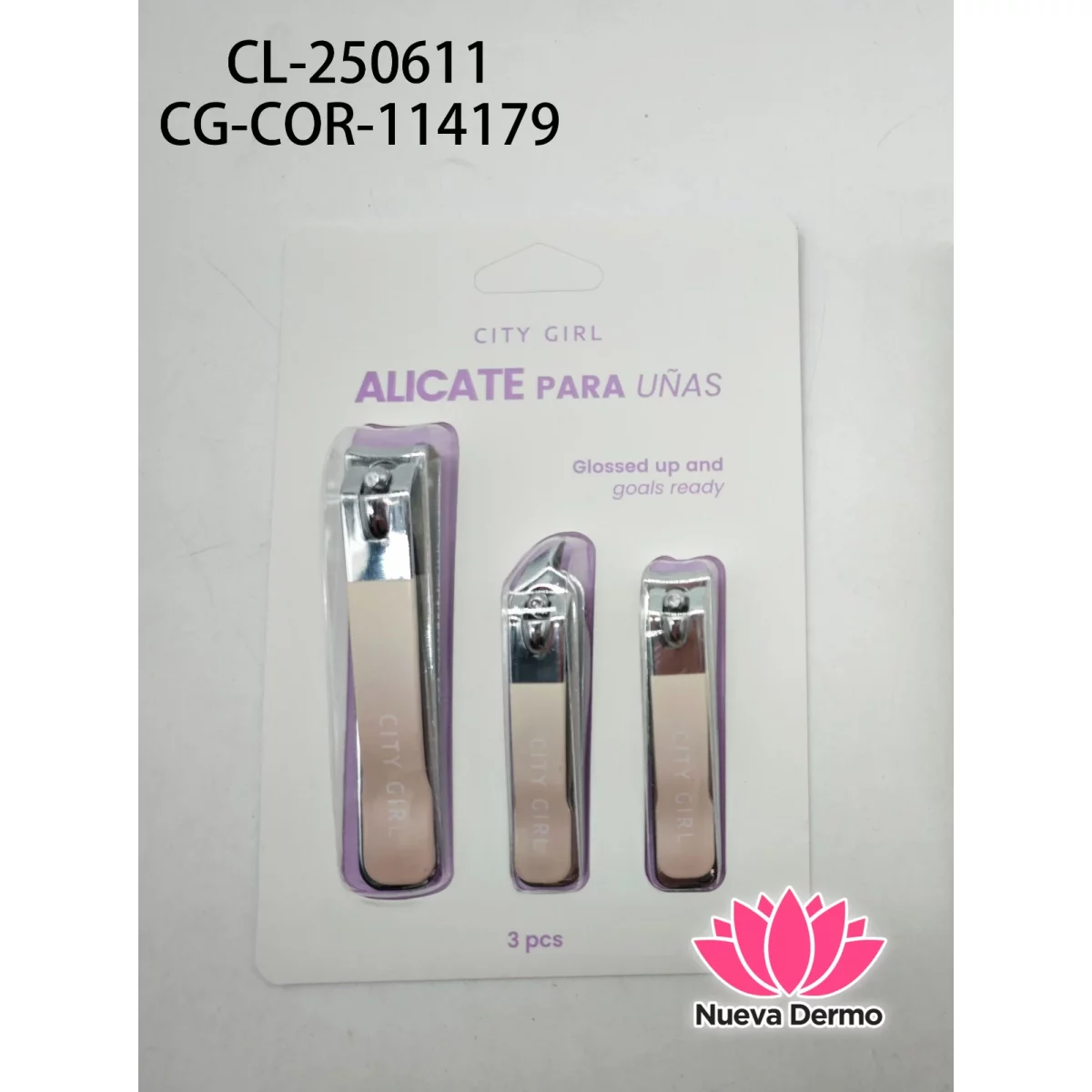 Alicate Para Uñas 3pcs- City Girl