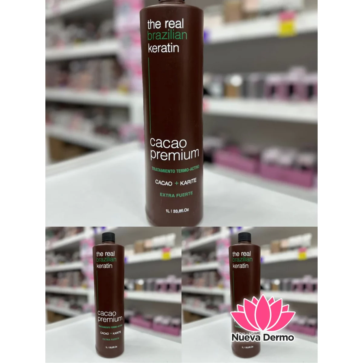 ALISADO CACAO PREMIUM THE REAL BRAZILIAN 1 LITRO