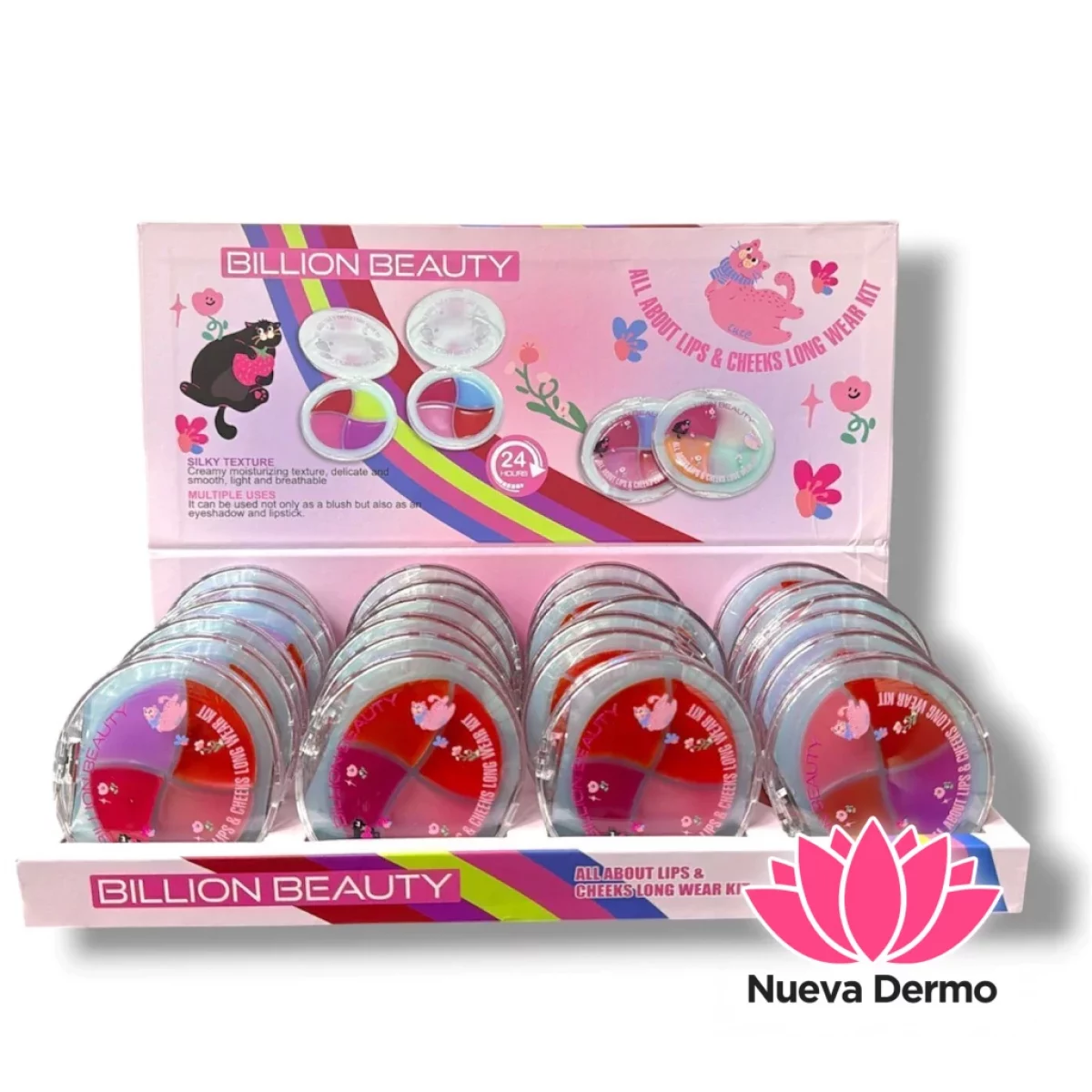 ALL ABOUT LIPS CHEEKS LONG WEAR KIT