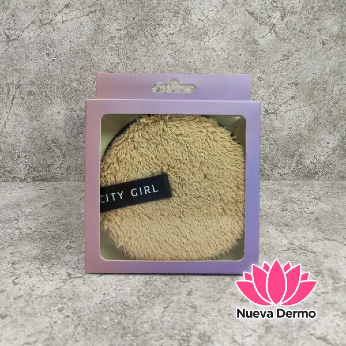 Almohadilla Para Limpieza Facial Redonda- City Girl 09139