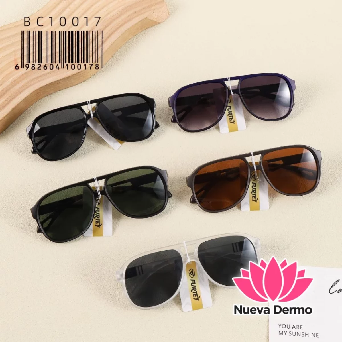 Anteojos de Moda Furtey Aviator Retro Accesorio BC10017/100178