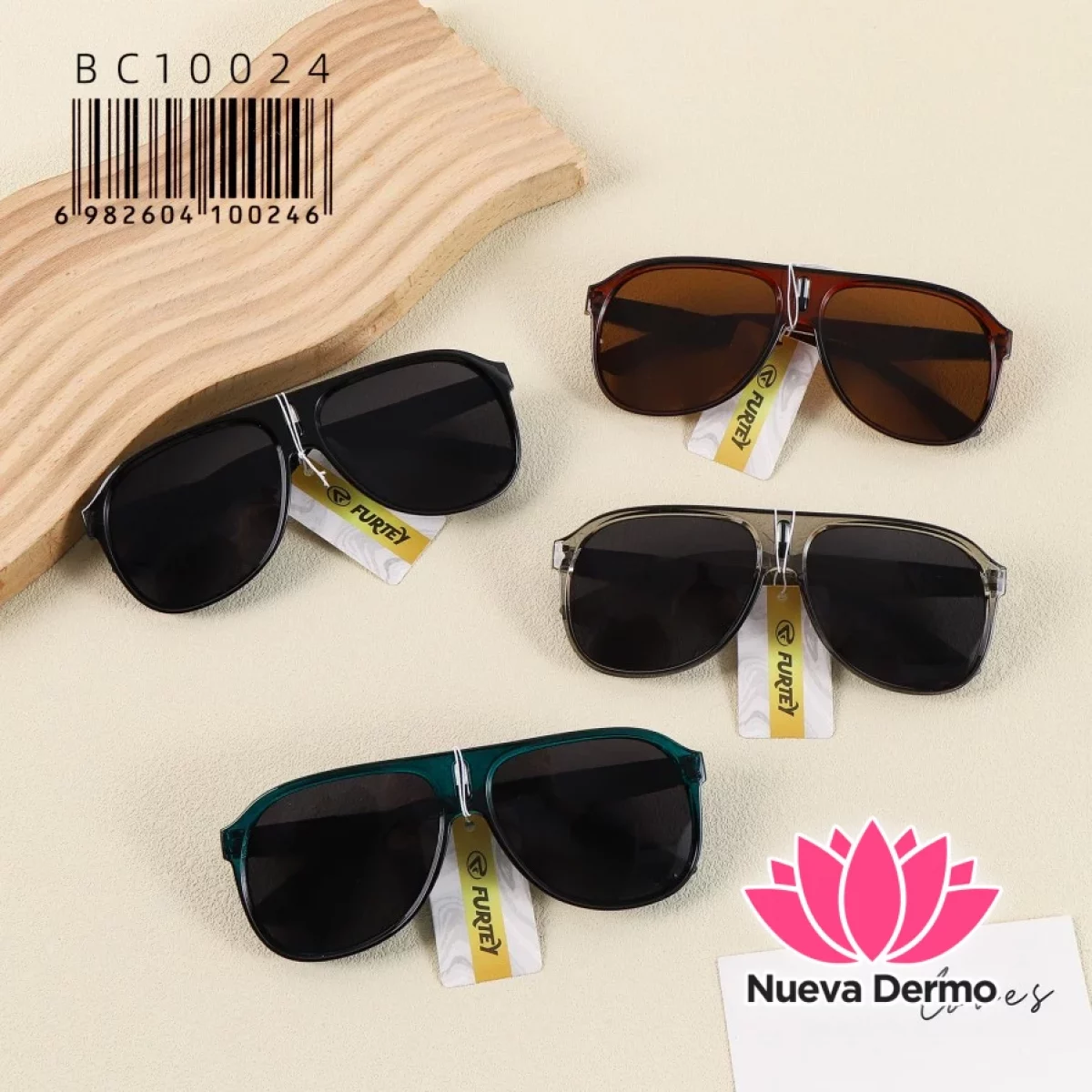 Anteojos de Moda Furtey Aviator Shield Accesorio BC10024/100246