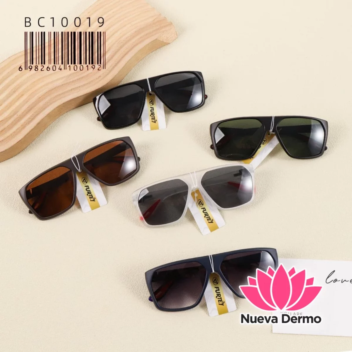 Anteojos de Moda Furtey Flat Top Square Accesorio BC10019/100192
