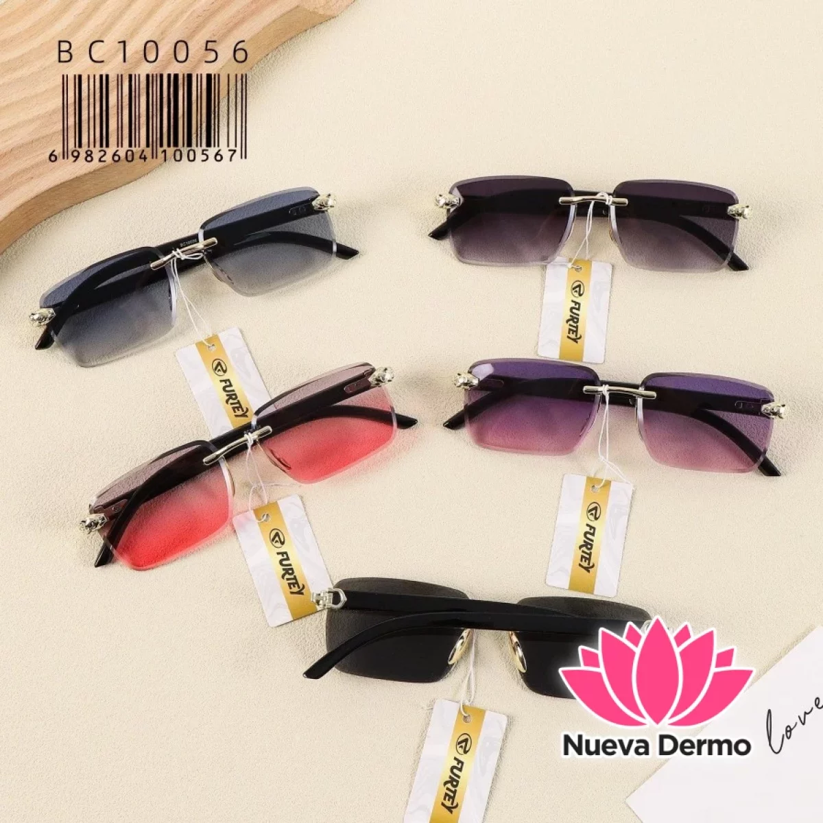 Anteojos de Moda Furtey Luxury Jaguar Rimless BC10056/100567