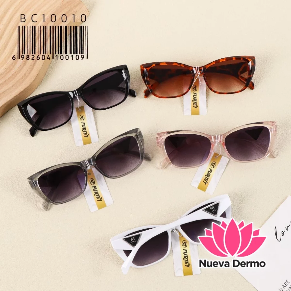Anteojos de Moda Furtey Retro Square Accesorio BC10010/100109