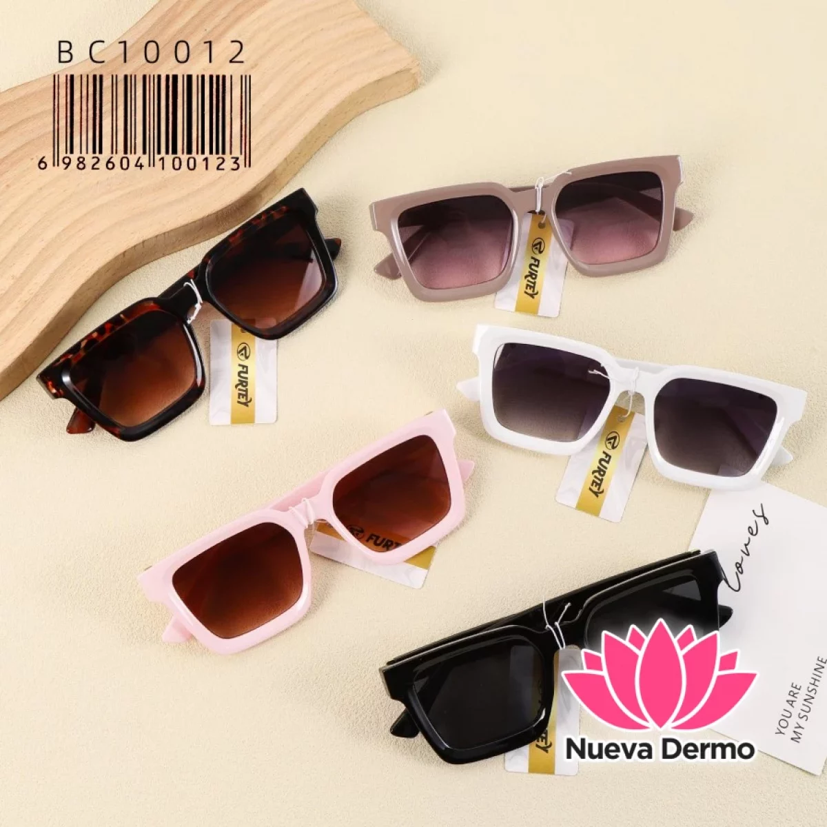 Anteojos de Moda Furtey Square Chic Accesorio BC10012/00123