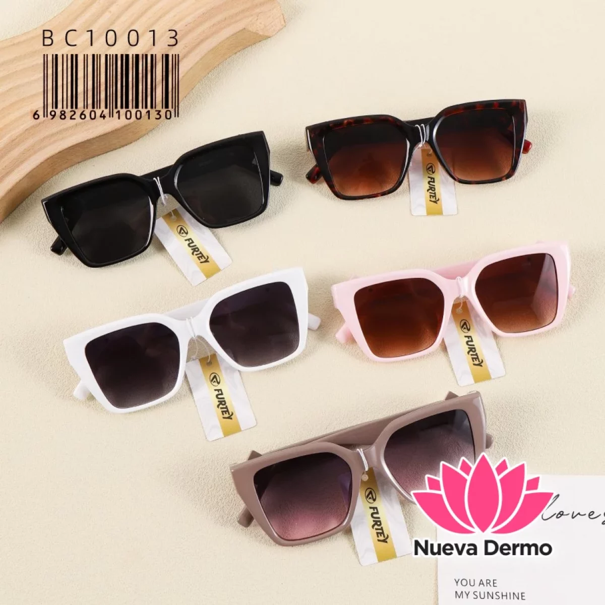 Anteojos de Moda Furtey Square Retro Accesorio BC10013/00130