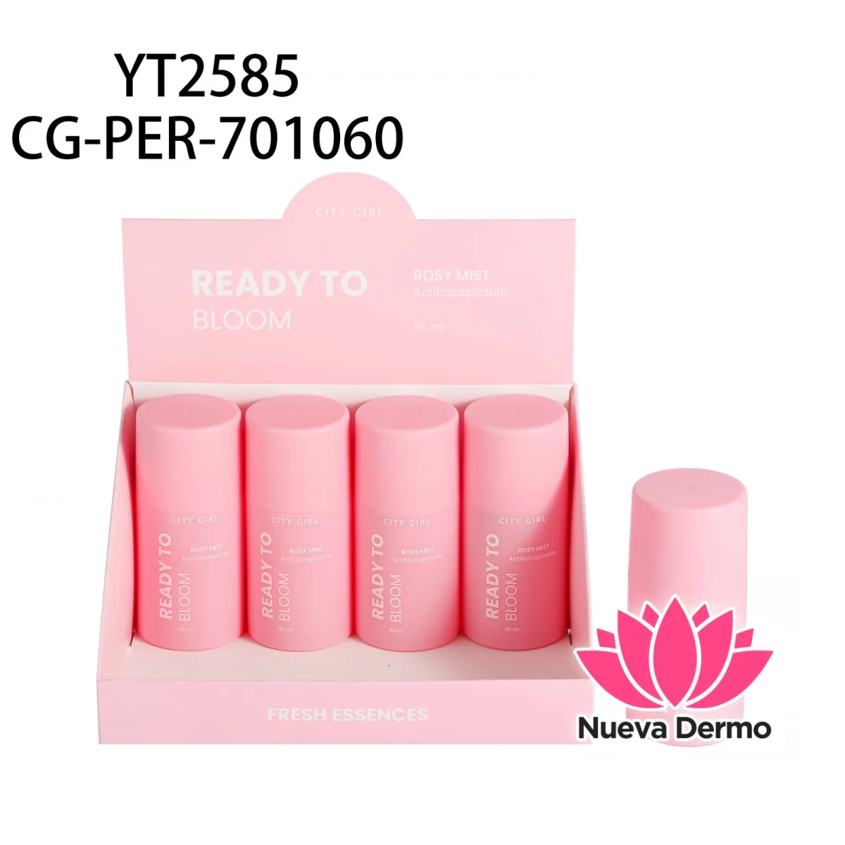Antitranspirante Rosy Mist 90ml- City Girl