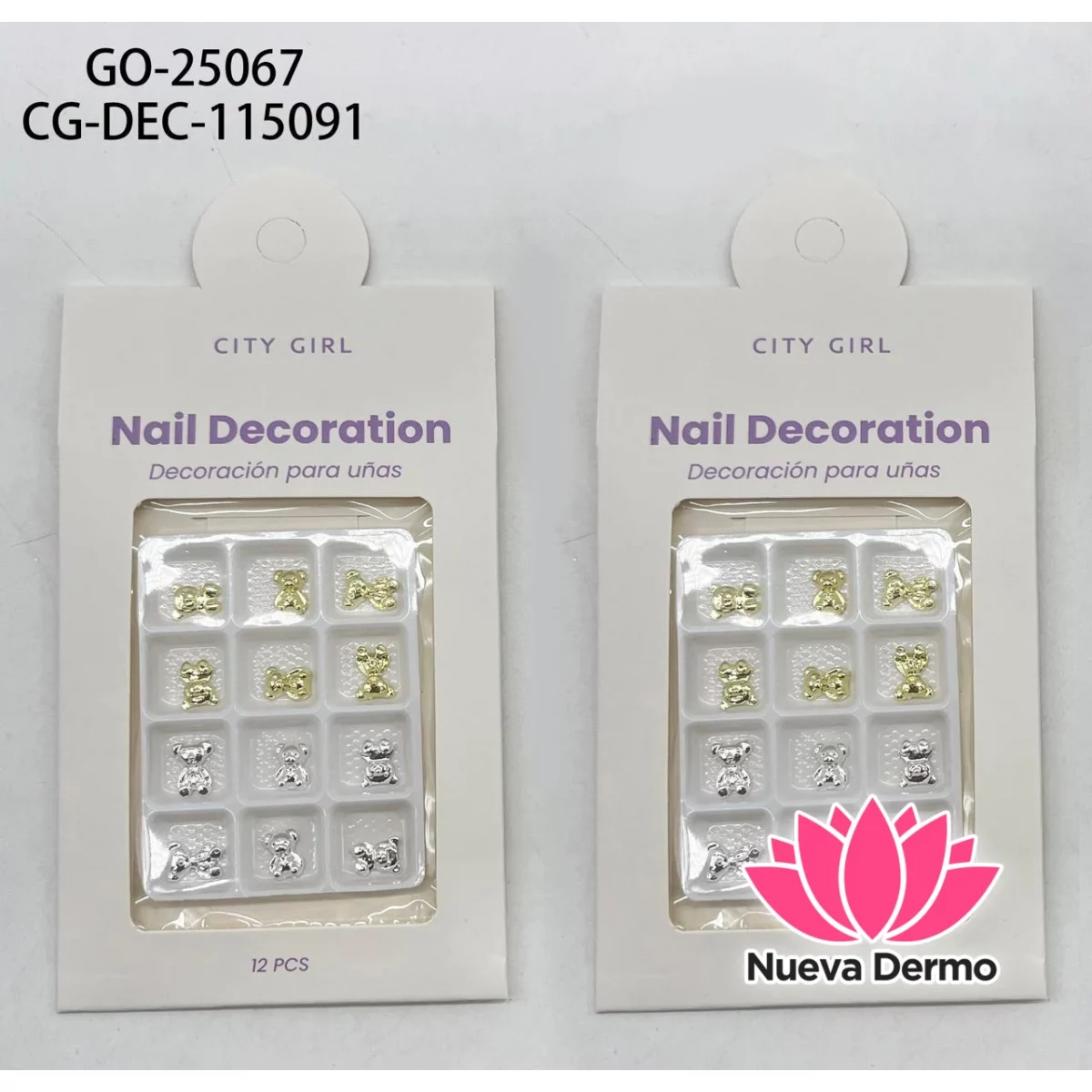 APLIQUES DE OSITOS PARA UÑAS – CITY GIRL