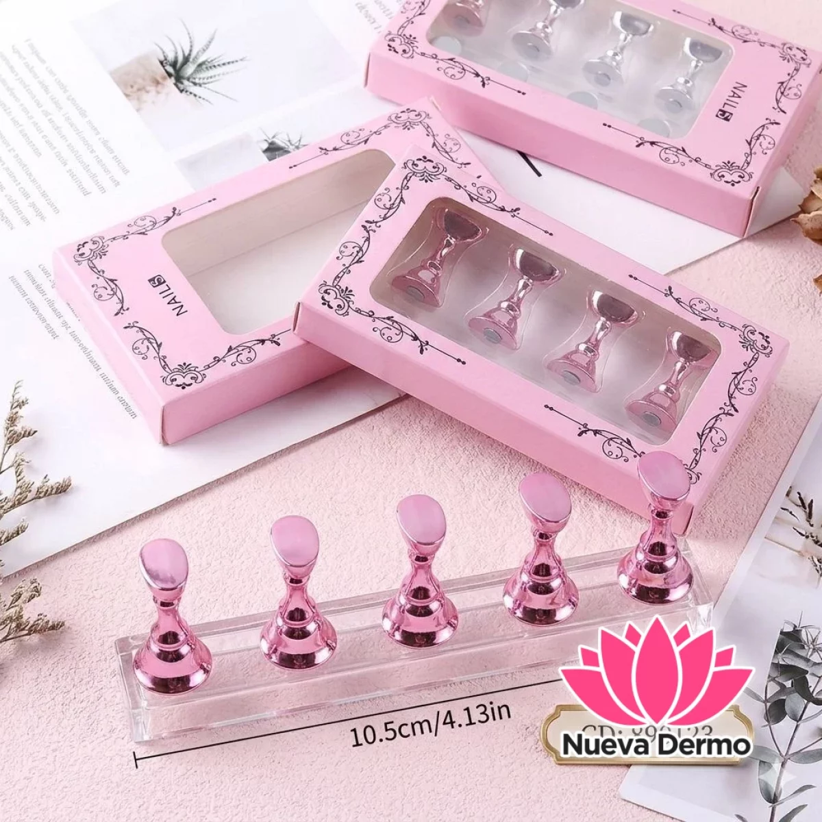 APOYA TIPS / MUESTRARIO DE UÑAS CD: 890123