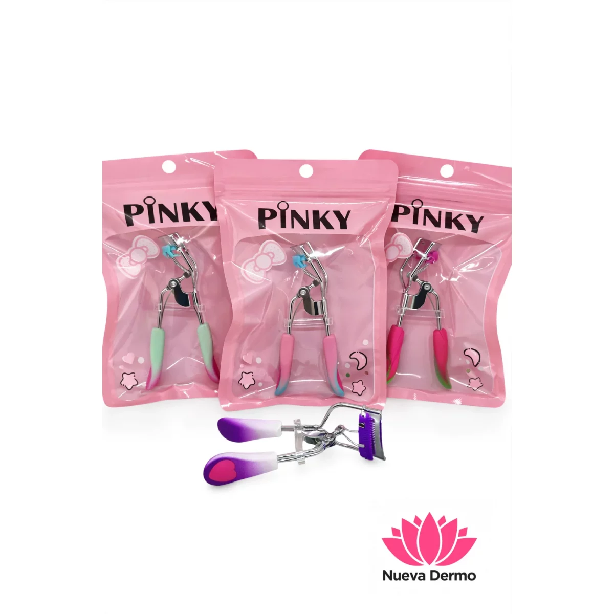 Arqueador de Pestañas Pinky Degrade Cora...