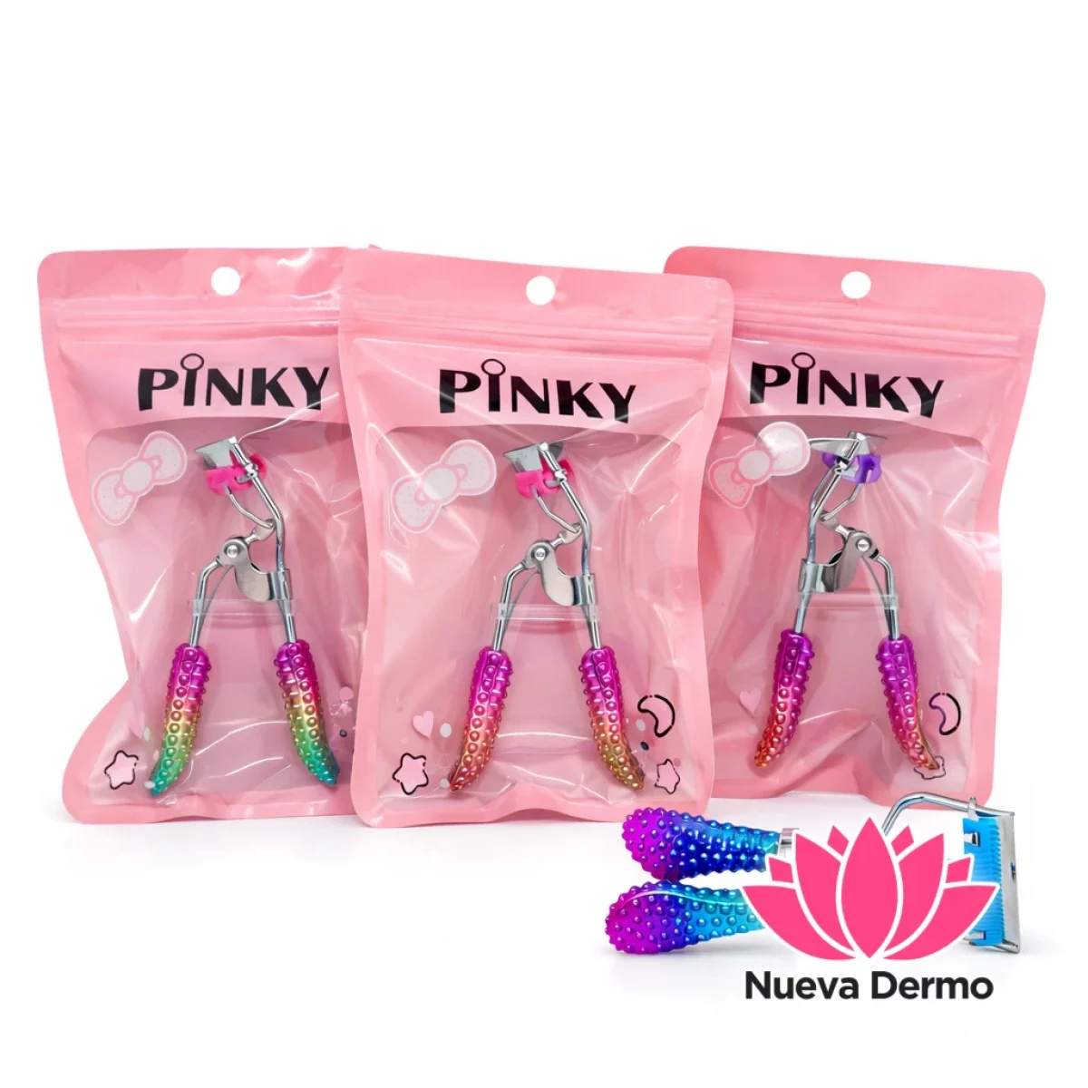Arqueador de Pestañas Pinky Metalizado P...