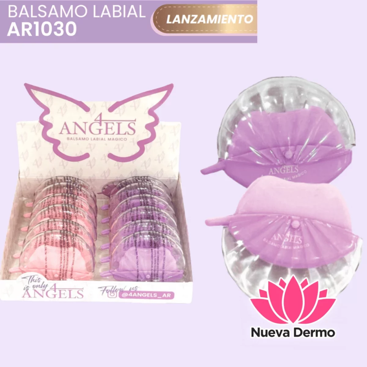 BALSAMO LABIAL 4 ANGELS 68428/AR1030