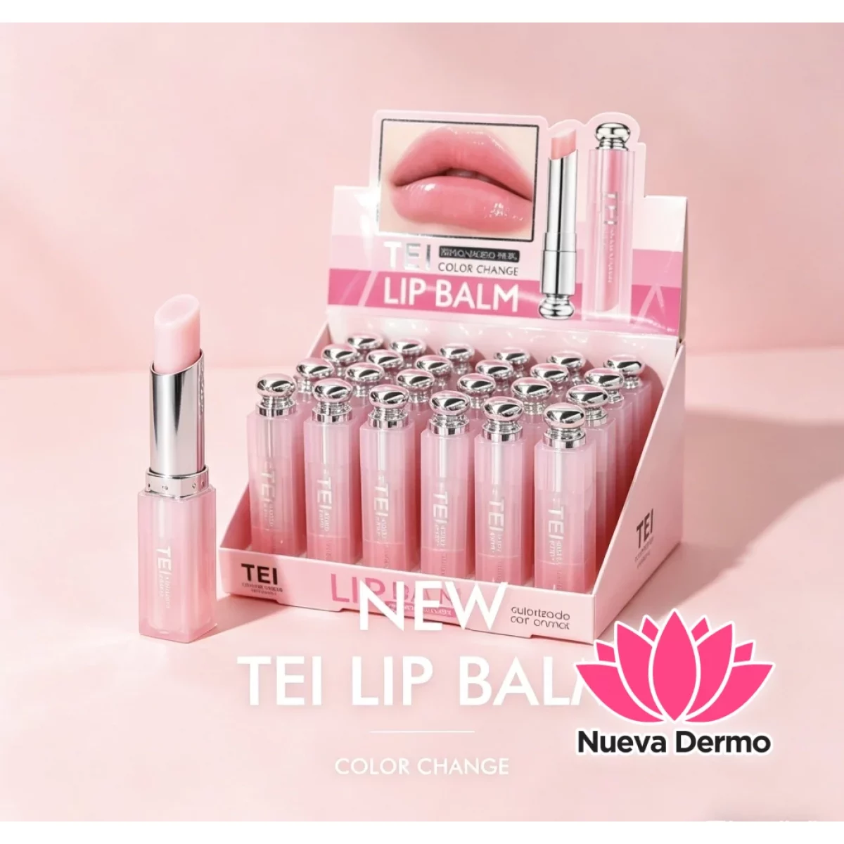 BÁLSAMO LABIAL COLOR CHANGE DE TEI