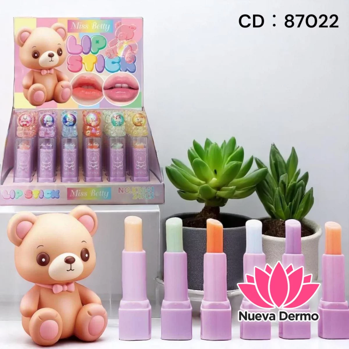 BALSAMO LABIAL CON OSITO 87022