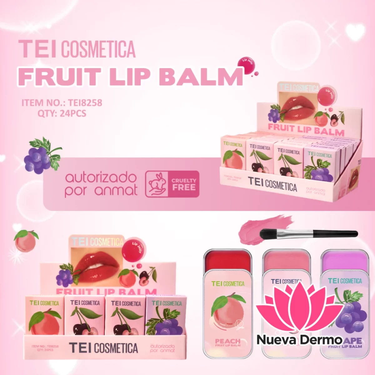 BALSAMO LABIAL FRUIT LIP JELLY CD: TEI8258