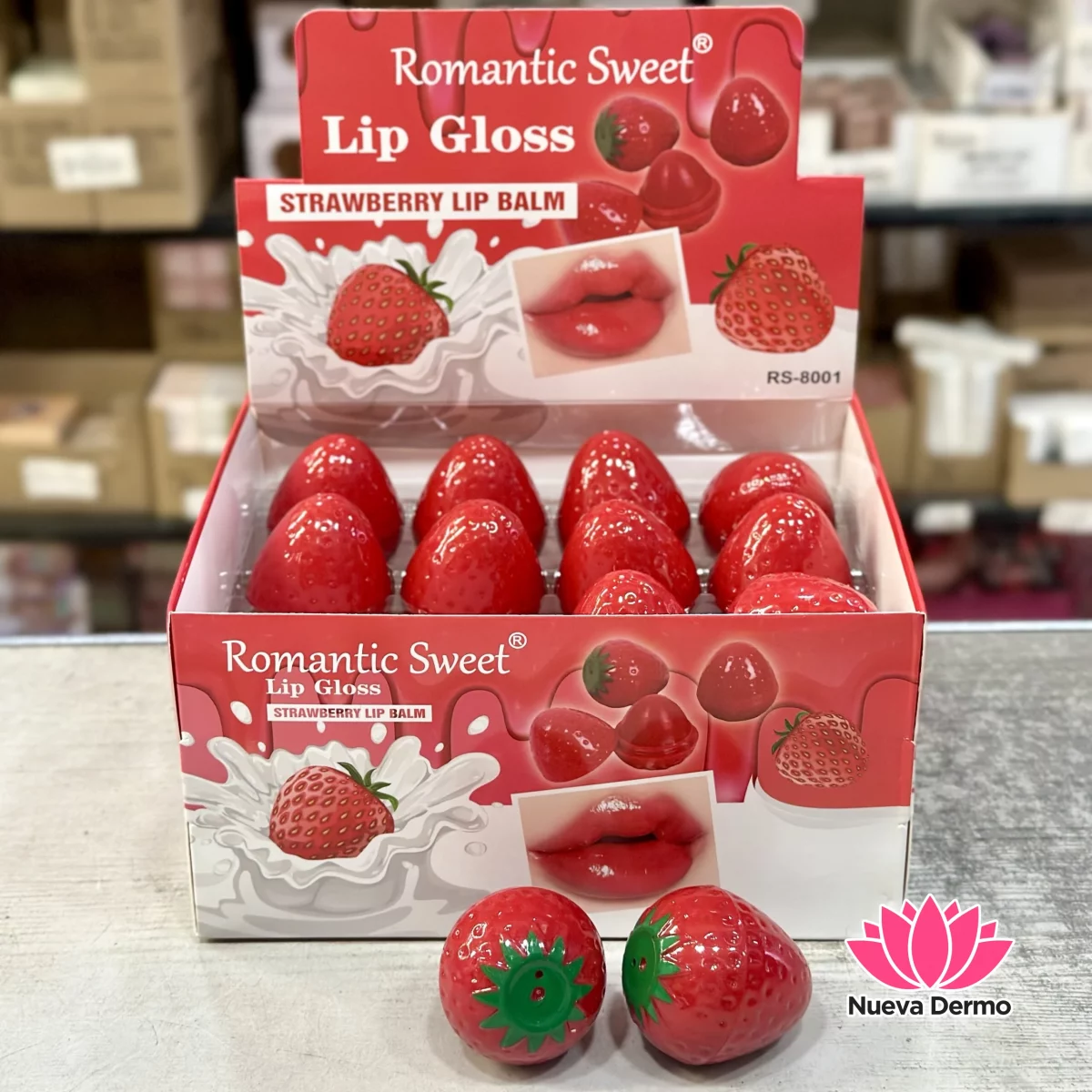 Balsamo labial frutilla Romantic sweet #RS-8001