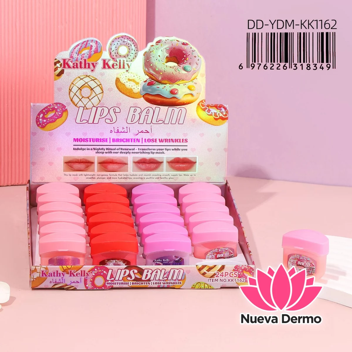 Bálsamo labial hidratante con fragancias dulces Kathy Kelly DD-YDM-KK1162