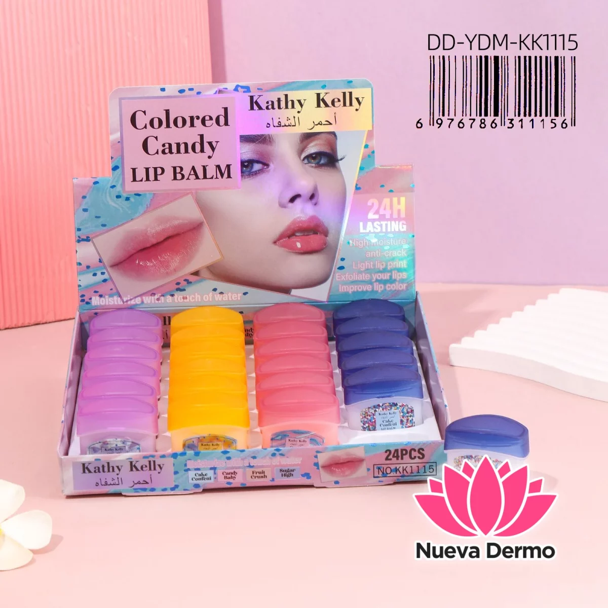 Bálsamo labial hidratante Kathy Kelly DD-YDM-KK1115